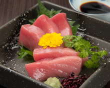 Fatty bluefin tuna sashimi