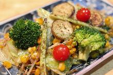 Stir-fried vegetables