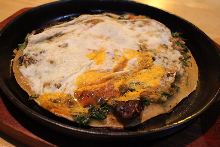 Scallion okonomiyaki Scallion okonomiyaki