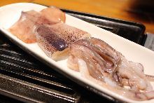 Grilled Whole Squid