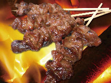 Beef tongue skewer