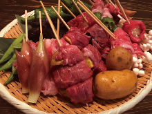 Wagyu beef skewer