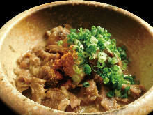 Simmered beef tendon