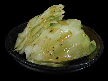 Cabbage and shiodare sauce