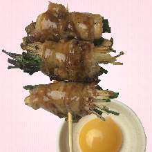 Grilled beef skewer