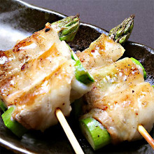 Asparagus skewer