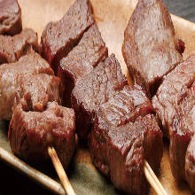 Grilled beef skewer