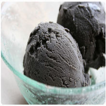 Black sesame ice cream