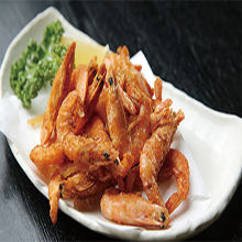 Fried small shrimp
