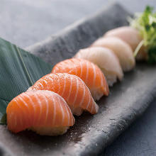 Nigiri sushi of the day