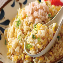 Fried rice with leaf mustard