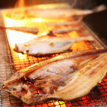 Grilled atka mackerel