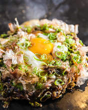 Kansai-style okonomiyaki