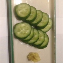 Pickled whole cucumber