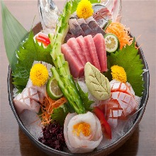 Assorted sashimi, 5 kinds