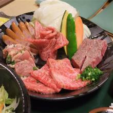 Assorted yakiniku, 3 kinds