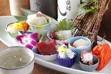 Assorted sashimi Assorted sashimi