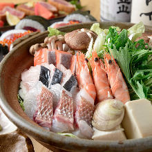 Seafood hotpot