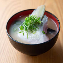 Fish stock soup