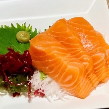 Salmon sashimi