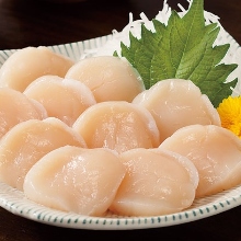 Scallop sashimi