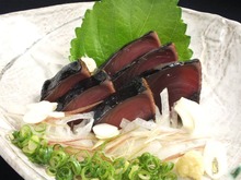 Seared skipjack tuna