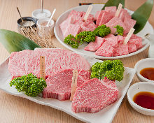 Assorted yakiniku, 5 kinds