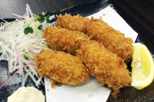 Deep-fried oysters