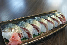 Rod-shaped sushi