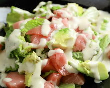 Tuna and avocado salad