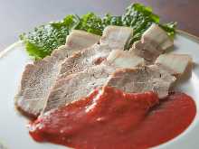 Steamed pork, pork shabu-shabu