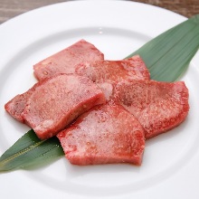 Premium grilled tongue seasoned with salt