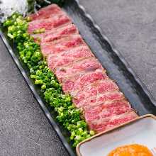 Wagyu beef carpaccio