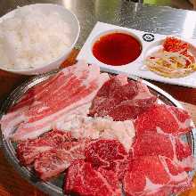 Assorted yakiniku