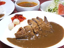 Pork cutlet curry