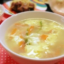 Egg soup