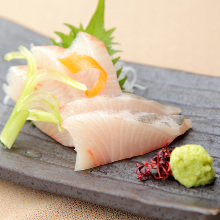 Amberjack sashimi