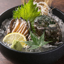 Abalone sashimi