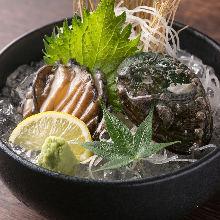 Abalone sashimi