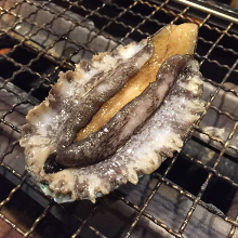 Grilled dancing abalone
