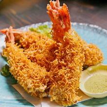 Deep-fried shrimp