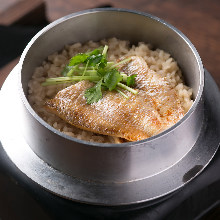 Kamameshi (pot rice)