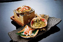 Crab shell roast