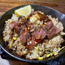 steak pilaf