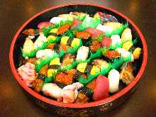 Assorted nigiri sushi