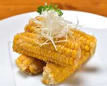 Deep-fried corn