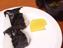 Rice ball set meal