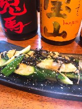 Lightly-pickled cucumber