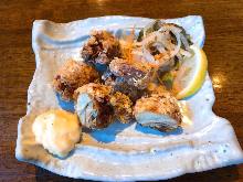 Fried thigh meat
