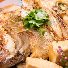 Simmered bony fish parts